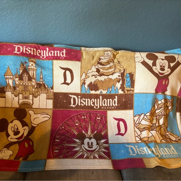 Disney Bedding Disney Parks Disneyland Resort Fleece Throw Blanket 4 X 60 Poshmark